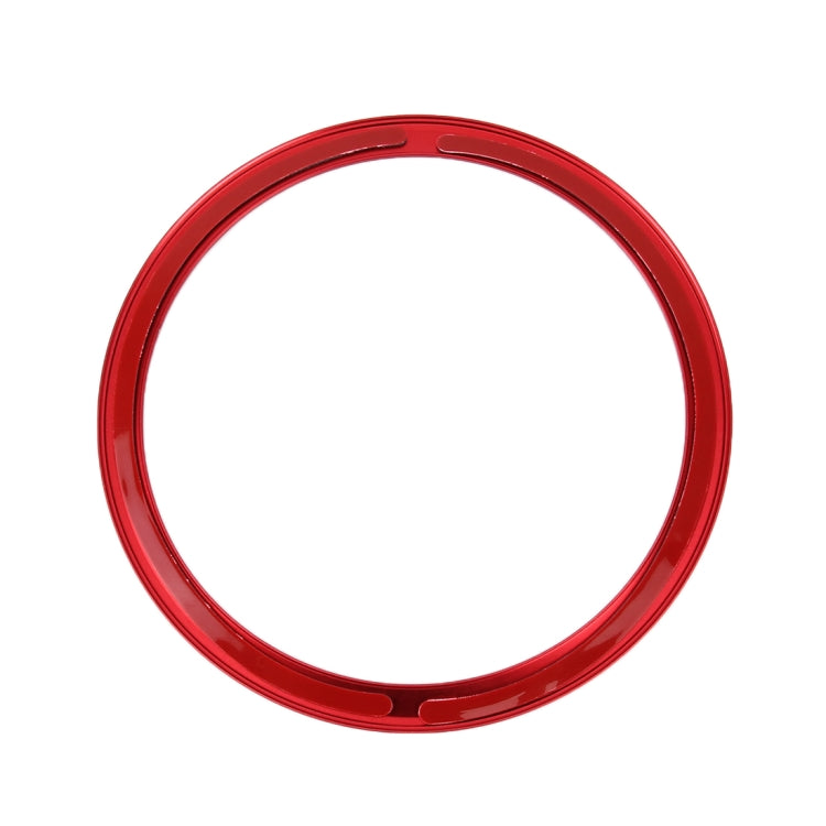 Car Auto Steering Wheel Aluminum Alloy Ring Cover Trim Sticker Decoration for Jaguar(Red) by buy2fix