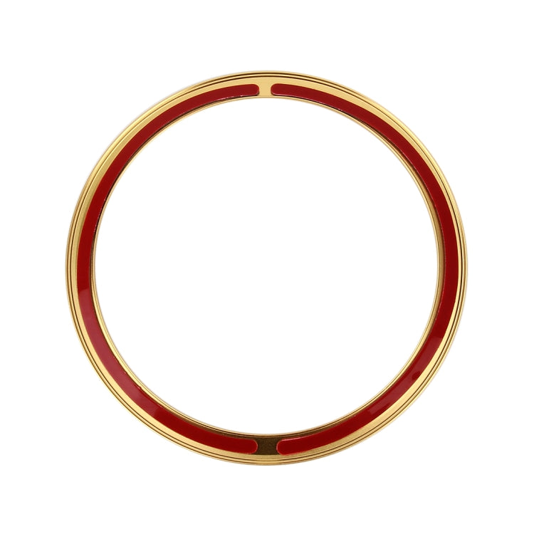 Car Auto Steering Wheel Aluminum Alloy Ring Cover Trim Sticker Decoration for Jaguar(Gold) by buy2fix