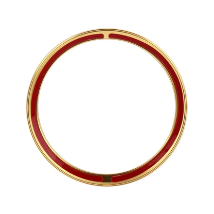 Car Auto Steering Wheel Aluminum Alloy Ring Cover Trim Sticker Decoration for Jaguar(Gold) by buy2fix