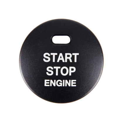 3D Aluminum Alloy Engine Start Stop Push Button Cover Trim Decorative Sticker for Mazda CX4 / CX5 / Axela / ATENZA(Black) - Decoration Rings by buy2fix | Online Shopping UK | buy2fix