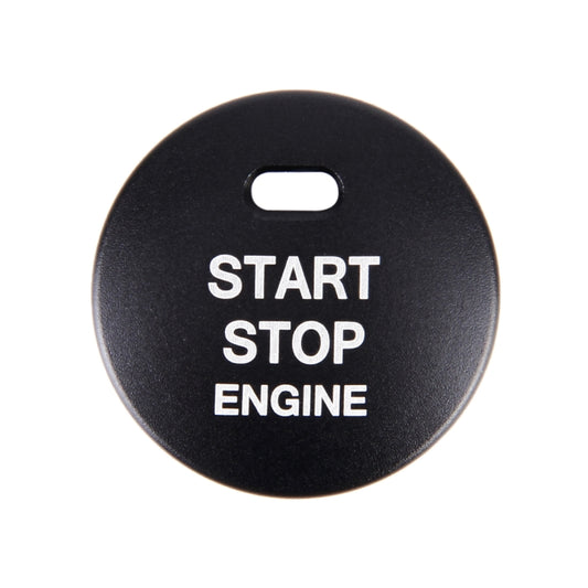 3D Aluminum Alloy Engine Start Stop Push Button Cover Trim Decorative Sticker for Mazda CX4 / CX5 / Axela / ATENZA(Black) - Decoration Rings by buy2fix | Online Shopping UK | buy2fix