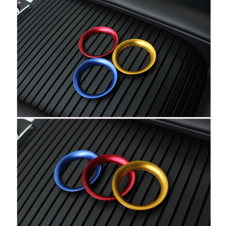 Car Engine Start Key Push Button Ring Trim Aluminum Alloy Sticker Decoration for Mazda CX4 / CX5 / Axela / ATENZA(Blue) by buy2fix