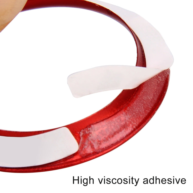 Car Engine Start Key Push Button Ring Trim Aluminum Alloy Sticker Decoration for Mazda CX4 / CX5 / Axela / ATENZA(Red) by buy2fix