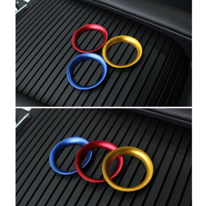 Car Engine Start Key Push Button Ring Trim Aluminum Alloy Sticker Decoration for Mazda CX4 / CX5 / Axela / ATENZA(Red) by buy2fix