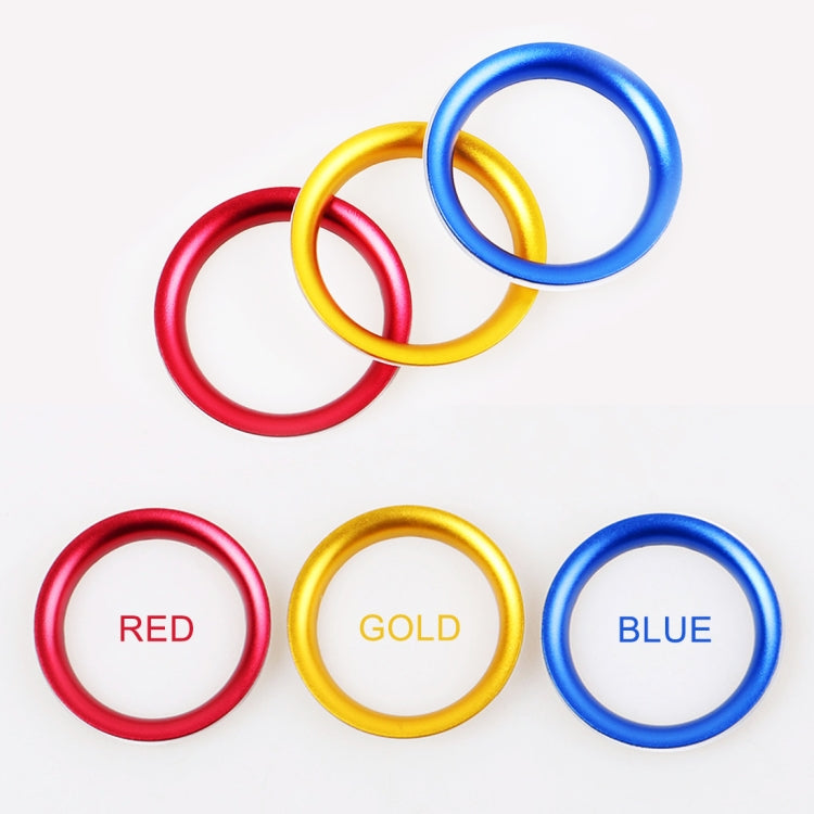 Car Engine Start Key Push Button Ring Trim Aluminum Alloy Sticker Decoration for Mazda CX4 / CX5 / Axela / ATENZA(Gold) by buy2fix
