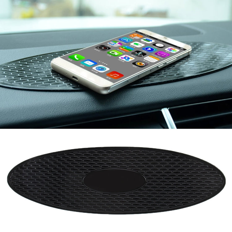 Car Auto Oval Soft Rubber Dashboard Anti-slip Pad Mat for Phone / GPS/ MP4/ MP3, Size: 30*9.5cm by buy2fix