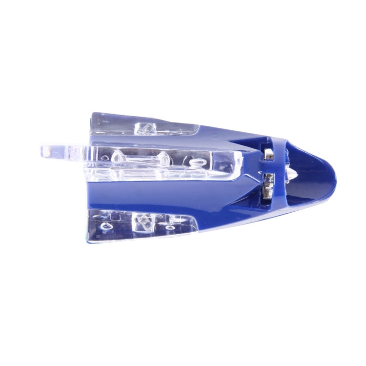 CB-073 Colorful Warning Light Wind Power Shark Fin Antenna Car Decoration(Blue) by buy2fix