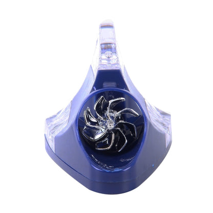 CB-073 Colorful Warning Light Wind Power Shark Fin Antenna Car Decoration(Blue) by buy2fix