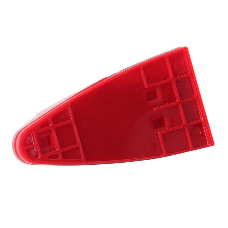 CB-073 Colorful Warning Light Wind Power Shark Fin Antenna Car Decoration(Red) by buy2fix