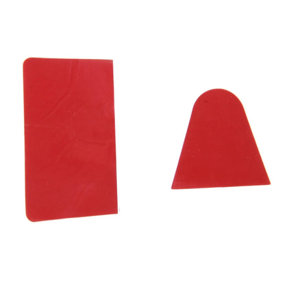 CB-073 Colorful Warning Light Wind Power Shark Fin Antenna Car Decoration(Red) by buy2fix