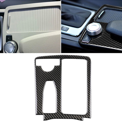 Car Carbon Fiber Left Drive Gear Position Panel Decorative Sticker for Mercedes-Benz W204 2007-2013 / W212 2010-2012 by buy2fix
