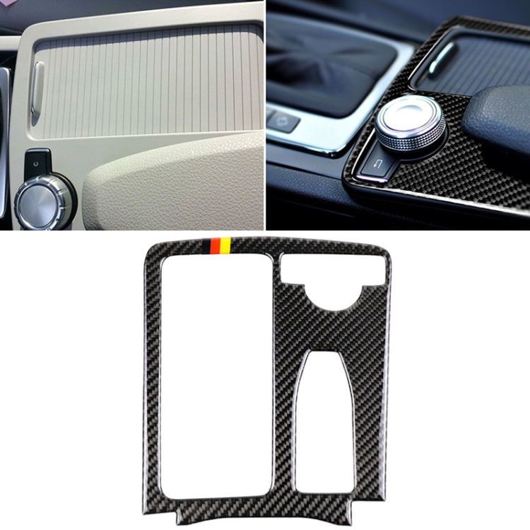 Car German Flag Carbon Fiber Right Drive Gear Position Panel Decorative Sticker for Mercedes-Benz W204 2007-2013 / W212 2010-2012 by buy2fix