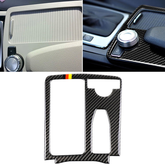 Car German Flag Carbon Fiber Right Drive Gear Position Panel Decorative Sticker for Mercedes-Benz W204 2007-2013 / W212 2010-2012 by buy2fix