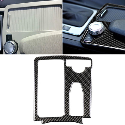 Car Carbon Fiber Right Drive Gear Position Panel Decorative Sticker for Mercedes-Benz W204 2007-2013 / W212 2010-2012 by buy2fix