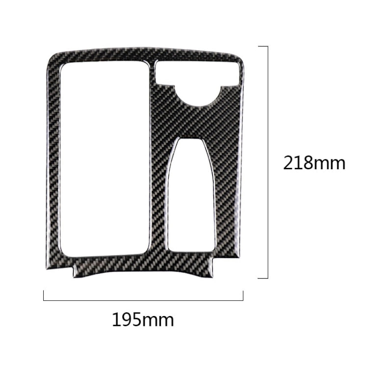 Car Carbon Fiber Right Drive Gear Position Panel Decorative Sticker for Mercedes-Benz W204 2007-2013 / W212 2010-2012 by buy2fix