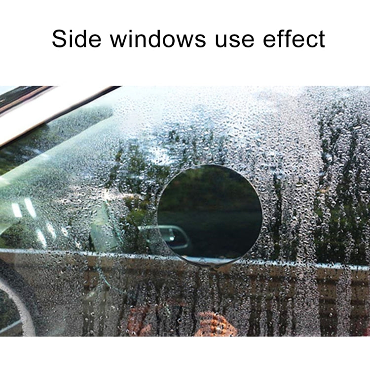 Car Round PET Rearview Mirror Protective Window Clear Anti-fog Waterproof Rain Shield Film, Diameter: 8cm by buy2fix