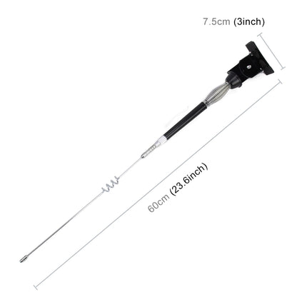PS-512 Universal Car Decoration Extensile Aerial Glass-mount Cellular Antenna by buy2fix