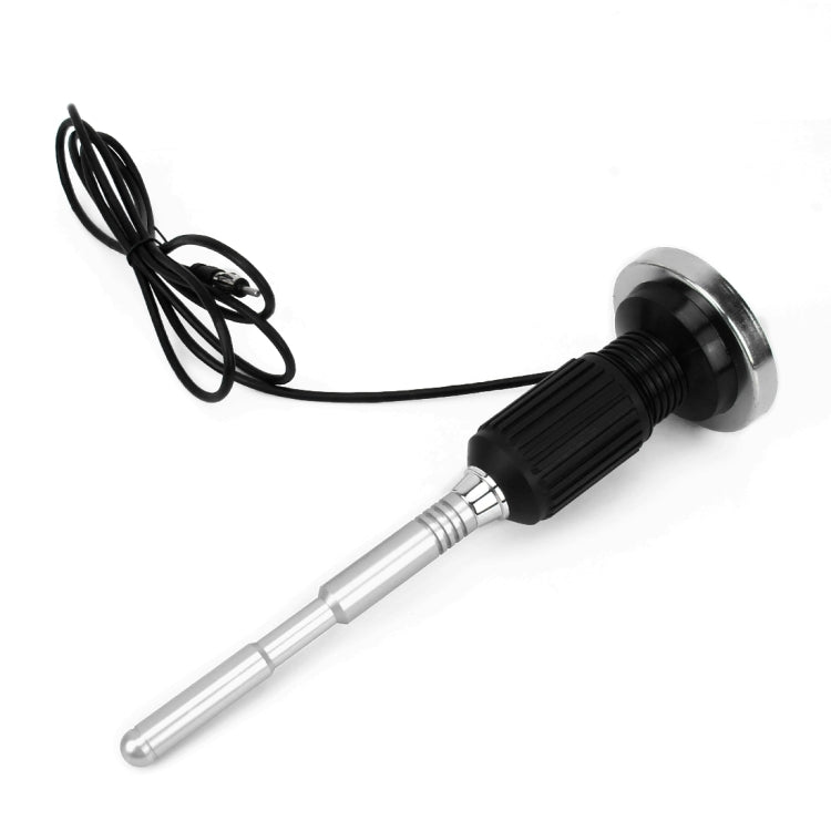 PS-5506 Universal Car Magnetic Roof Mount Base Radio AM/FM Aerial Amplified Antenna(Silver) by buy2fix