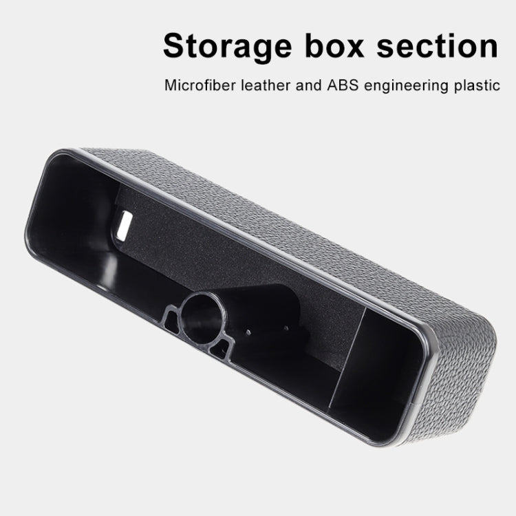 Universal Car Multi-functional Console Side Pocket Seat Gap Side Storage Box with Elbow Support Pad(Black) by buy2fix