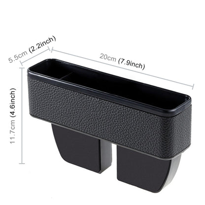 Universal Car Multi-functional Console Side Pocket Seat Gap Side Storage Box(Black) by buy2fix