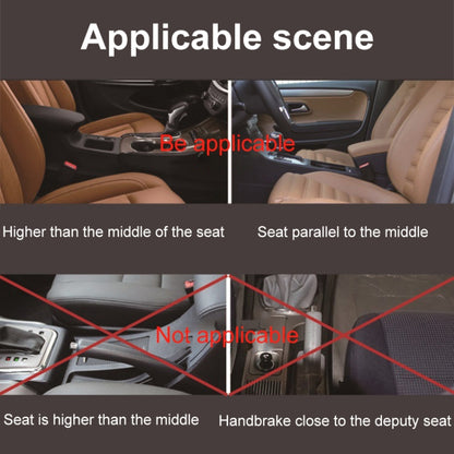 Universal Car Multi-functional Console Side Pocket Seat Gap Side Storage Box (Brown) by buy2fix