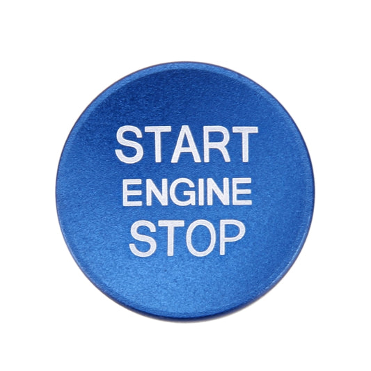 Car Engine Start Key Push Button Cover Trim Aluminum Alloy Sticker Decoration for Audi(Blue) by buy2fix