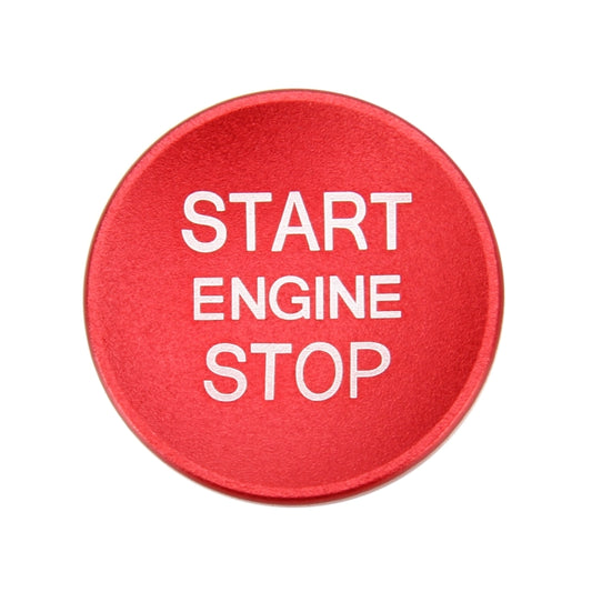 Car Engine Start Key Push Button Cover Trim Aluminum Alloy Sticker Decoration for Audi(Red) - Decoration Rings by buy2fix | Online Shopping UK | buy2fix