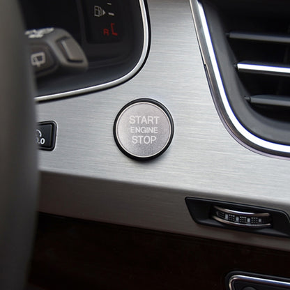 Car Engine Start Key Push Button Cover Trim Aluminum Alloy Sticker Decoration for Audi(Silver) by buy2fix