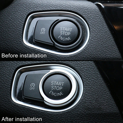 Car Engine Start Key Push Button Ring Trim Aluminum Alloy Sticker Decoration for BMW(Silver) by buy2fix