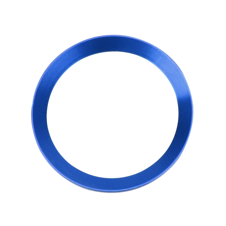 Car Engine Start Key Push Button Ring Trim Aluminum Alloy Sticker Decoration for Volkswagen(Blue) by buy2fix