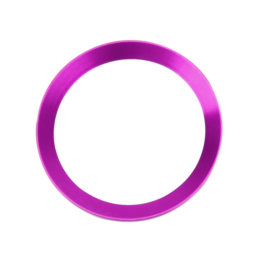 Car Engine Start Key Push Button Ring Trim Aluminum Alloy Sticker Decoration for Volkswagen(Purple) by buy2fix