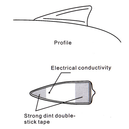 PS-243 Short Modified Car Antenna Aerial 6.5cm (Black) by buy2fix