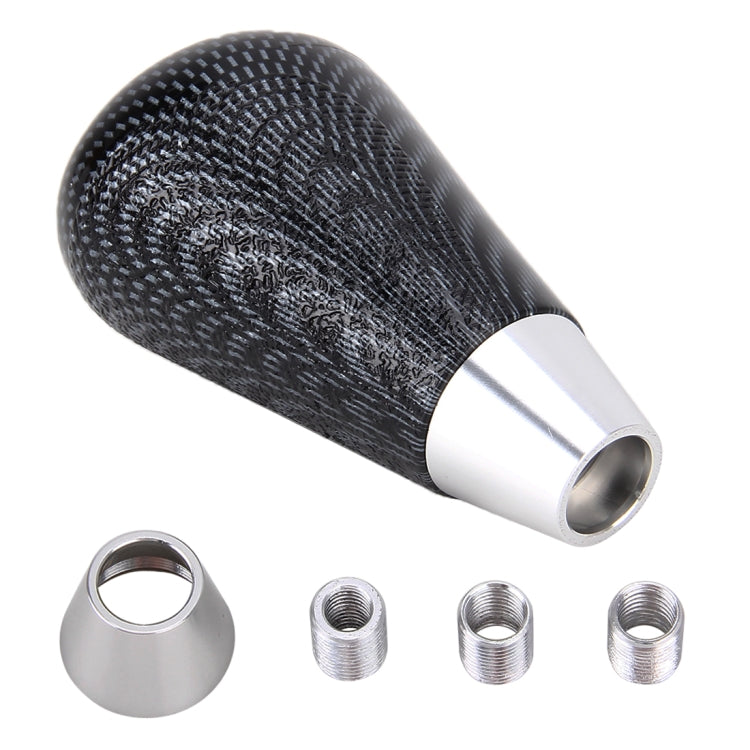 Universal Vehicle Modified Resin Shifter Manual 6-Speed Gear Shift Knob, Size: 8.2*5.5cm (Black White) by buy2fix