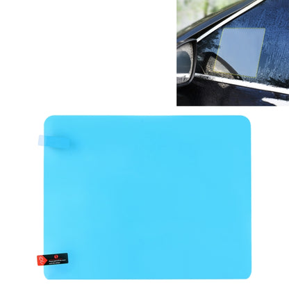 Car PET Rearview Mirror Protective Window Clear Anti-fog Waterproof Rain Shield Film, Size: 20*17cm by buy2fix