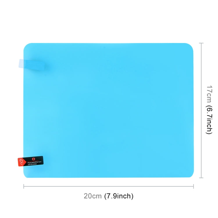 Car PET Rearview Mirror Protective Window Clear Anti-fog Waterproof Rain Shield Film, Size: 20*17cm by buy2fix