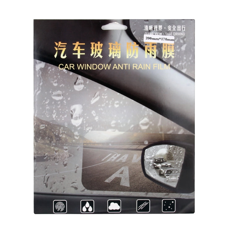 Car PET Rearview Mirror Protective Window Clear Anti-fog Waterproof Rain Shield Film, Size: 20*17cm by buy2fix