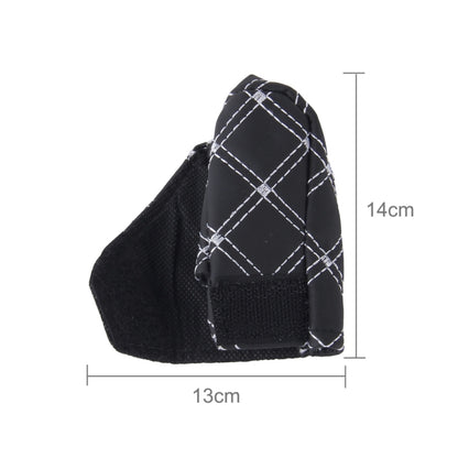 3 PCS Car Hand Brake Cover Shift Knob Gear Stick Cushion Sets Rear View Mirror Sets Cover Car Accessory Interior Decoration Pad(White) by buy2fix