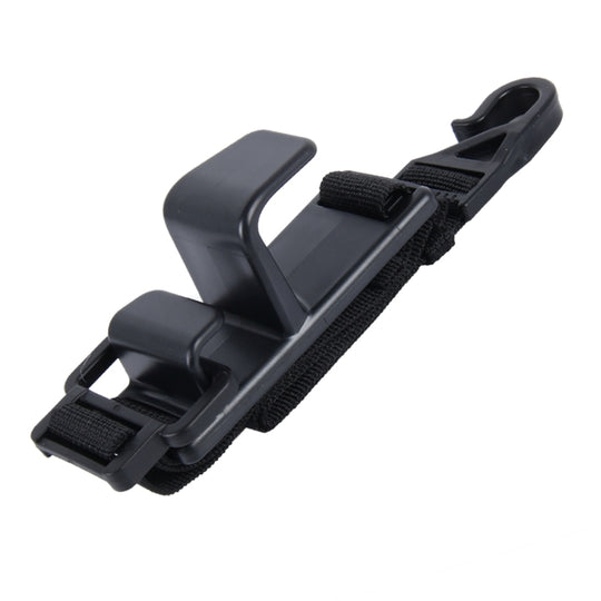 SHUNWEI SD-2512 Car Headrest Hook Universal Adjustable Car Back Seat Headrest Hanger Holder Hook for Bag Purse Cloth Grocery(Black)
