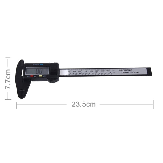 LCD Digital Vernier Caliper/Micrometer, Measure Range: 150 mm (6 inch)(Black) - Measuring Tools by buy2fix | Online Shopping UK | buy2fix
