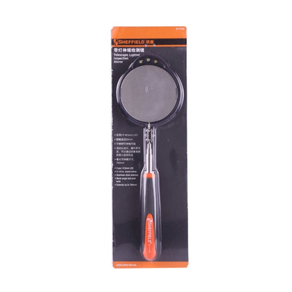 Retractable Vehicle Car Chassis Inspection Mirror with 3 PCS 5mm LED Lights, Mirror Diameter: 82mm, Max Expanding Length: 760mm - Electronic Test by buy2fix | Online Shopping UK | buy2fix