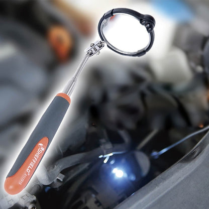 Retractable Vehicle Car Chassis Inspection Mirror with 3 PCS 5mm LED Lights, Mirror Diameter: 82mm, Max Expanding Length: 760mm - Electronic Test by buy2fix | Online Shopping UK | buy2fix