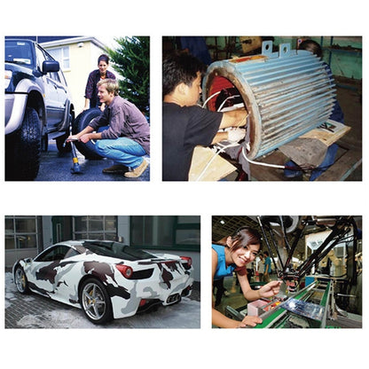 Retractable Vehicle Car Chassis Inspection Mirror with 3 PCS 5mm LED Lights, Mirror Diameter: 82mm, Max Expanding Length: 760mm - Electronic Test by buy2fix | Online Shopping UK | buy2fix