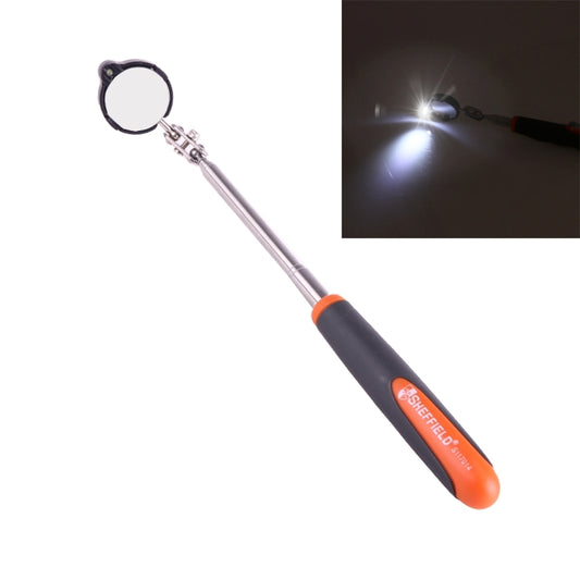 Retractable Vehicle Car Chassis Telescoping Inspection Mirror with 1 PCS 3mm LED Light, Mirror Diameter: 32mm, Max Expanding Length: 905mm - Electronic Test by buy2fix | Online Shopping UK | buy2fix