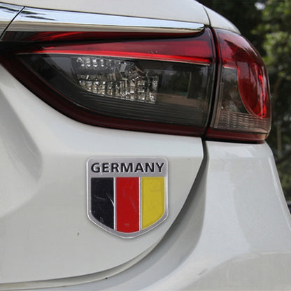 Germany Flag Style Metal Car Sticker by buy2fix