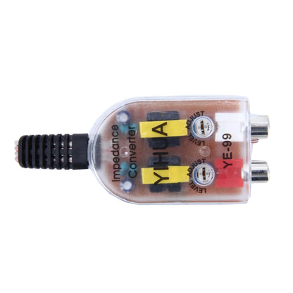 YE-99 Vehicle Car High to Low Impedance Converter Adapter Speaker to RCA Line - Car Amplifiers by buy2fix | Online Shopping UK | buy2fix