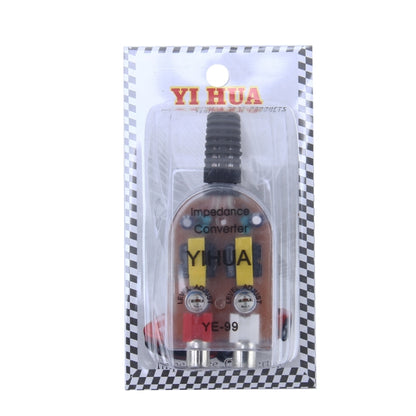YE-99 Vehicle Car High to Low Impedance Converter Adapter Speaker to RCA Line - Car Amplifiers by buy2fix | Online Shopping UK | buy2fix