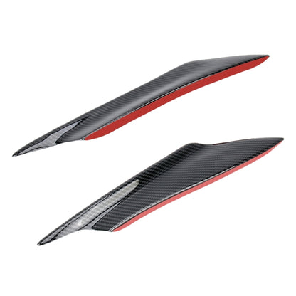 4 PCS Car-Styling Flank Decorative Sticker(Black Carbon Fiber) - Decorative Sticker by buy2fix | Online Shopping UK | buy2fix