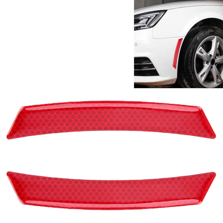 2 PCS Car-Styling Wheel Eyebrow Decorative Sticker Decorative Strip (Red) by buy2fix