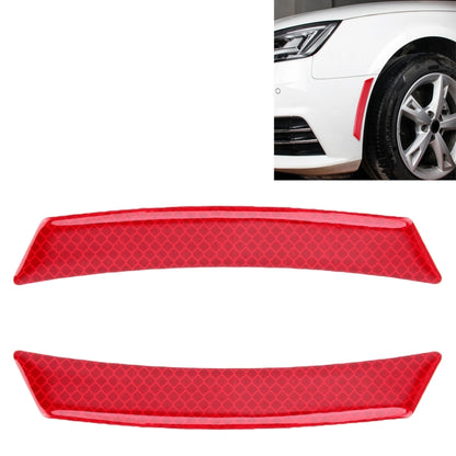 2 PCS Car-Styling Wheel Eyebrow Decorative Sticker Decorative Strip (Red) by buy2fix