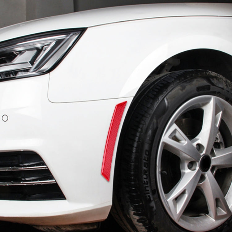 2 PCS Car-Styling Wheel Eyebrow Decorative Sticker Decorative Strip (Red) by buy2fix